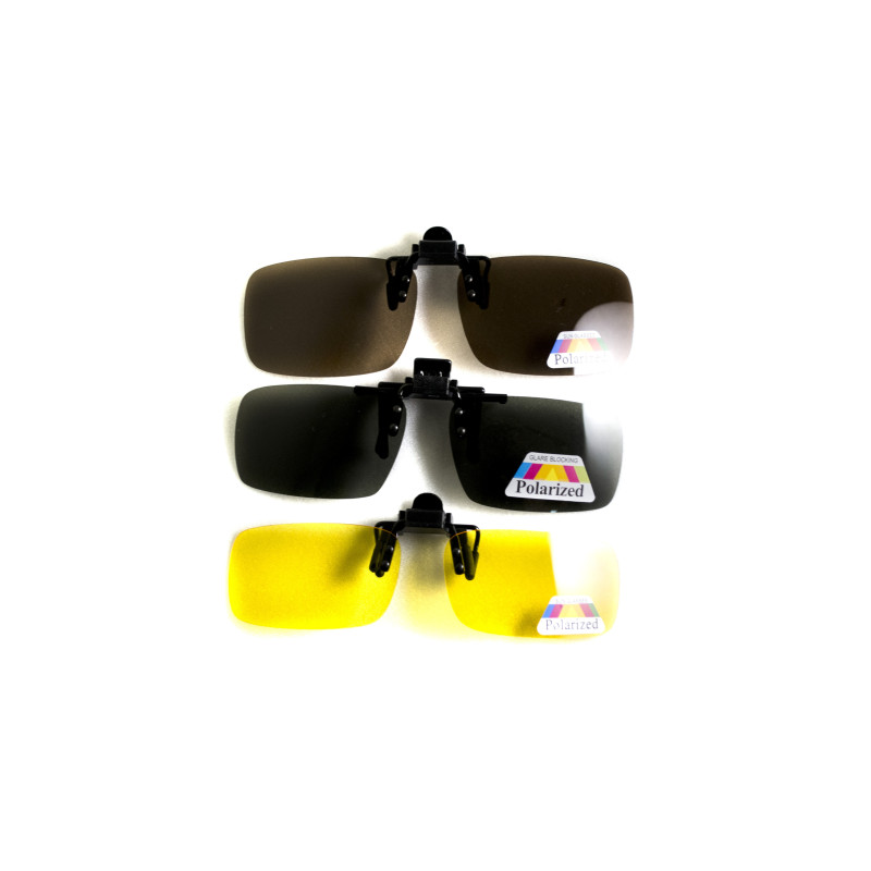Polarized Clip-On Glasses (Yellow)