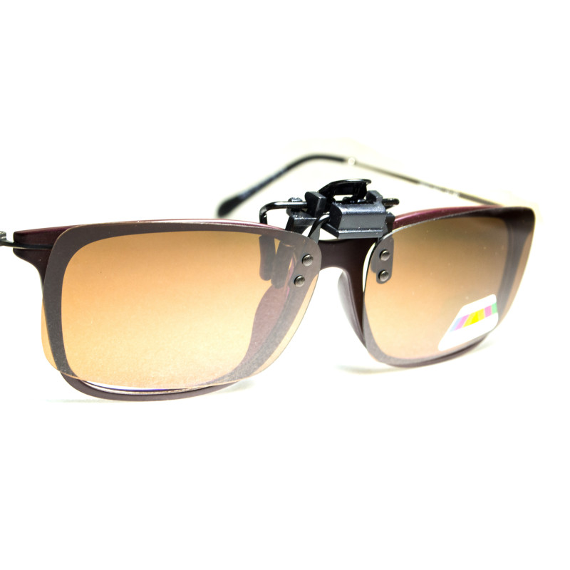 Polarized Clip-On Glasses (Yellow)