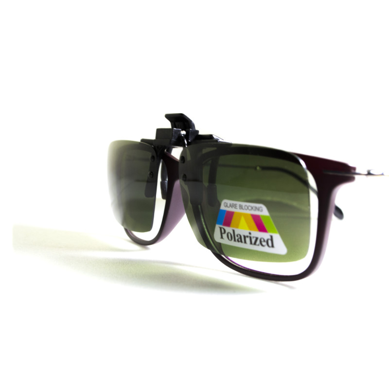 Polarized Clip-On Glasses (Yellow)