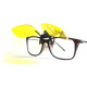 Polarized Clip-On Glasses (Yellow)