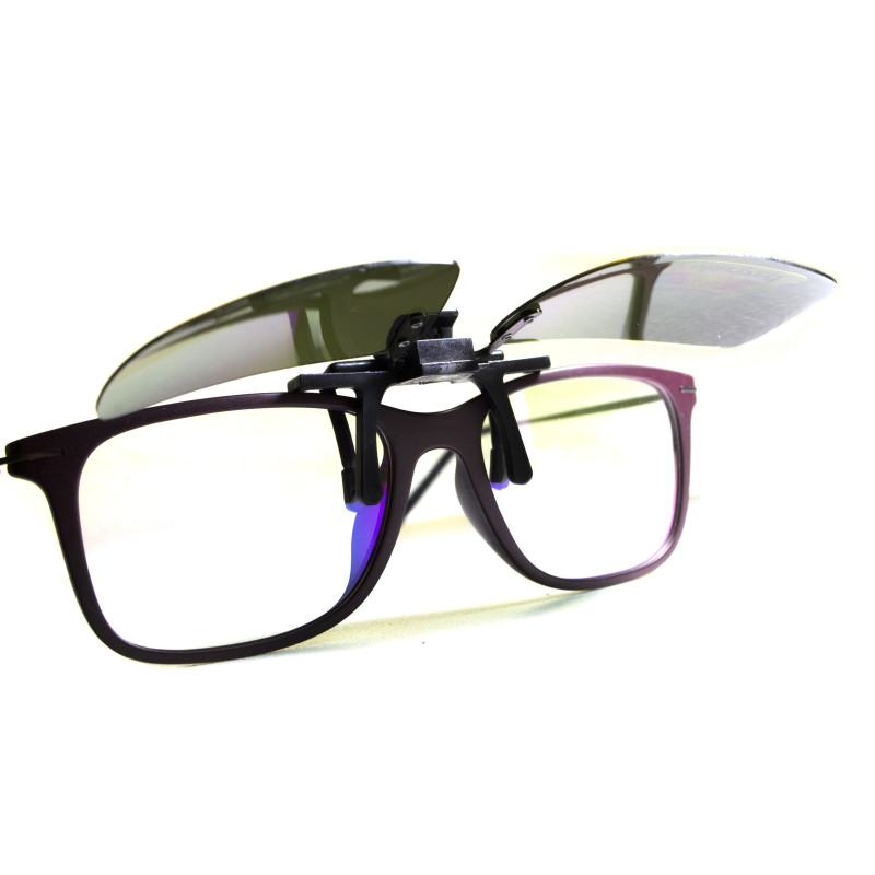 Polarized Clip-On Glasses (Yellow)