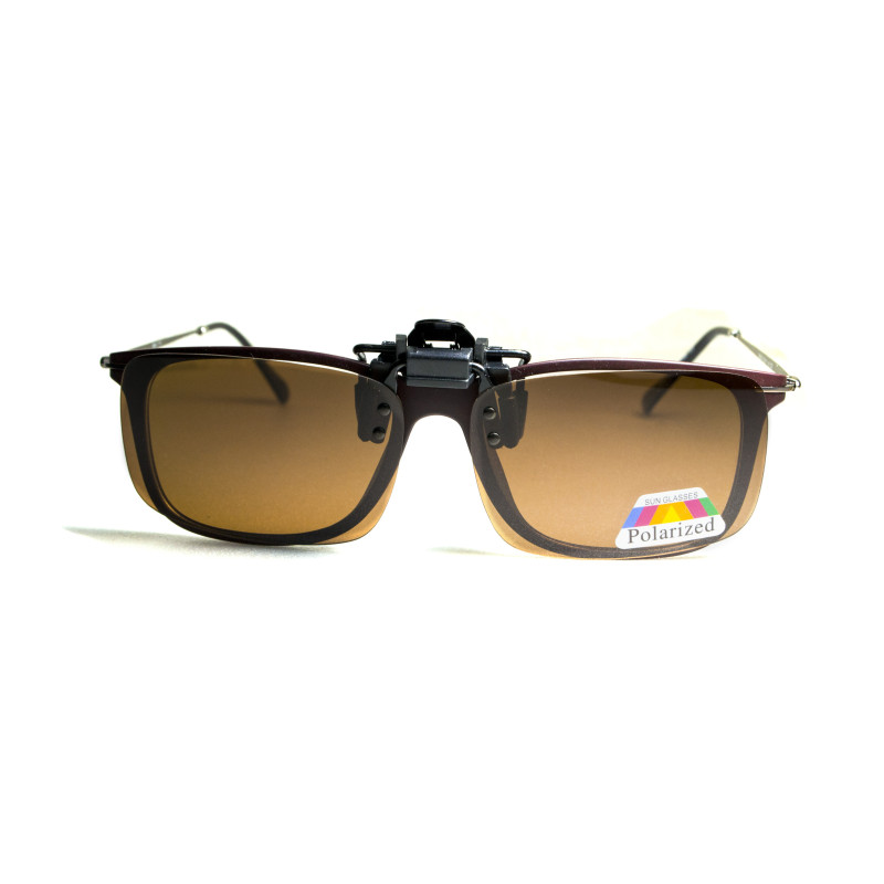 Polarized Clip-On Glasses (Yellow)