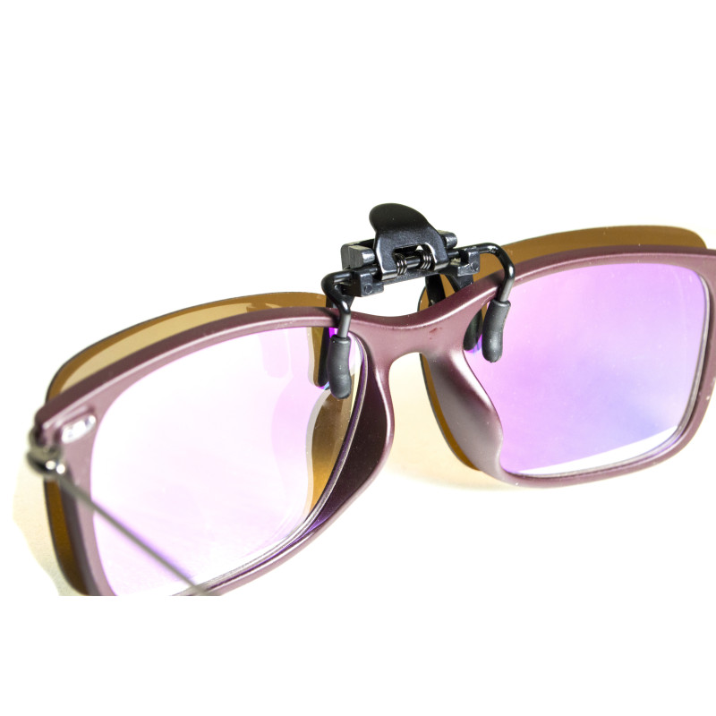 Polarized Clip-On Glasses (Yellow)