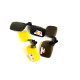 Polarized Clip-On Glasses (Yellow)