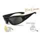 Очки бифокальные поляризационные (защитные) BluWater Winkelman-2 polarized (+2.5 bifocal), (gray) черные