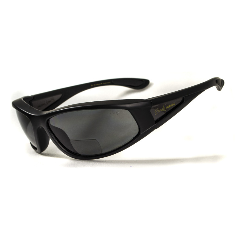 Очки бифокальные поляризационные (защитные) BluWater Winkelman-2 polarized (+2.5 bifocal), (gray) черные