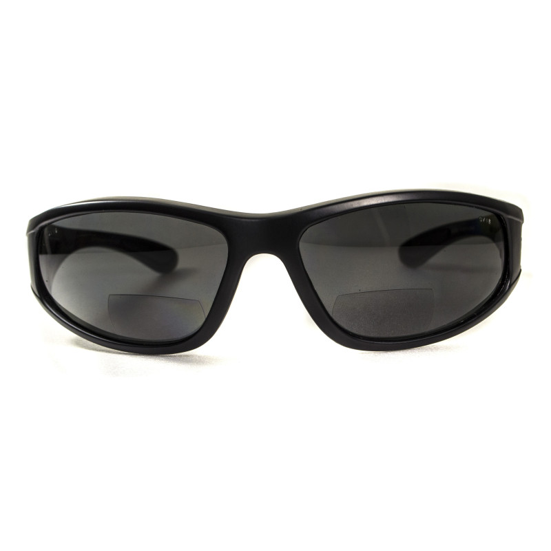 Очки бифокальные поляризационные (защитные) BluWater Winkelman-2 polarized (+2.5 bifocal), (gray) черные