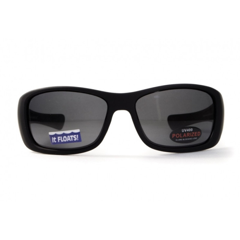 BluWater Paddle Polarized (gray) Black Polarized Glasses