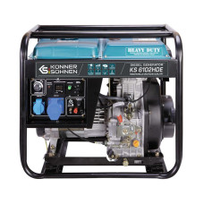 Генератор дизельний Konner&Sohnen KS 6102HDE (EURO II), 230В, 5.5кВт, електростартер, 107кг