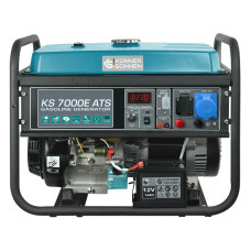 Бензиновый генератор Konner&Sohnen KS 7000E ATS, 230В, 5.5кВт, АВР(ATS), электростартер, 76.8кг