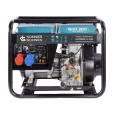 Генератор дизельный Konner&Sohnen KS 8100HDE-1/3 ATSR (EURO V), 230/400В, 5.5/6.0кВт, ATS, электростартер, предстартовый подогрев, 117кг.