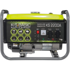 Генератор бензиновий Konner&Sohnen KSB 2200A, 230В, 2.0 кВт, ручний стартер, 33.2кг