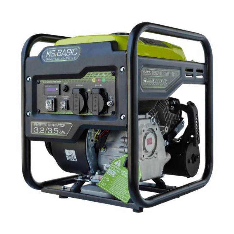 Konner&Sohnen KSB 35i Inverter Gasoline Generator, 230V, 3.5kW, Manual Starter, 33kg