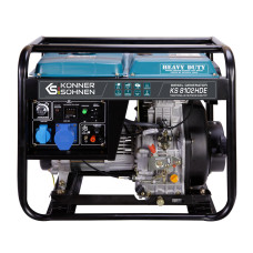 Генератор дизельний Konner&Sohnen KS 8102HDE (EURO II), 230В, 6.5кВт, електростартер, 117кг