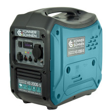 Генератор инверторный бензиновый Konner&Sohnen KS 2000i S, 230В, 2.0кВт, ручной стартер, 19кг