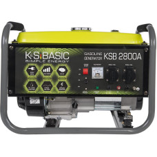 Генератор бензиновий Konner&Sohnen Basic KSB 2800A, 230В, 2.8кВт, ручний стартер, 36.2кг