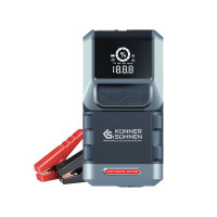 Portable Battery Jump Starter Konner&Sohnen KS JSP-1300 with Compressor, 16000mAh, Li-Ion, USB, Flashlight, 1.35kg