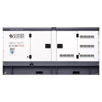 Diesel Generator Konner&Sohnen KS 110-3BE, 230/400V, 100kVA, 3-phase, electric starter, pre-heater, Baudouin engine, 1446kg