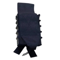 Semi-rigid pouch for two magazines Klost black