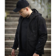 Куртка тактическая Soft Shell ESDY цвет чёрный