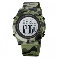 SKMEI 1772 Mini Watch, Dark Camouflage