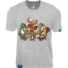 Футболка KLOST "Паті з рибами" Greymelange, 6XL