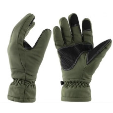 Перчатки Soft Shell зимние цвет Олива, L