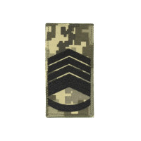 Shoulder Mark, Master Sergeant, Hook-and-Loop, MM14