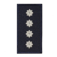Shoulder Mark SES Captain Hook-and-Loop Dark Blue 10*5 cm