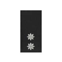 Shoulder Mark Police Lieutenant Black