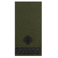 Shoulder Mark Major, Hook-and-Loop, Olive