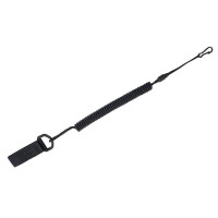 Lanyard, black, one size