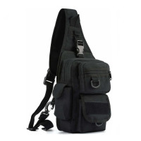Tactical Sling Bag Silver Knight Hunter 5 L, Black