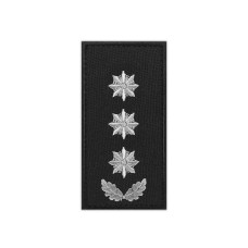 Погон Поліція Полковник чорний