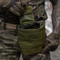Dump Pouch Silver Knight Olive