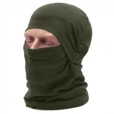 Балаклава 100% хлопок олива, one size