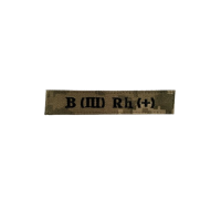 Blood Type Patch B (III) Rh (+)