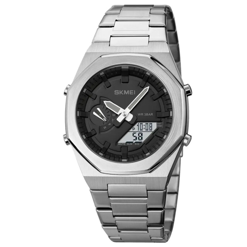 SKMEI 1816 Metall Dark Screen Watch
