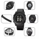 SKMEI 1772 Mini Dark Screen Watch, Black