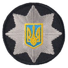 Шеврон (кокарда) поліція 6 см