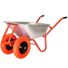 Садова двоколісна тачка КВІТКА PRO Formula 1 Expert (100 л, 180 кг, PU) (110-4065)