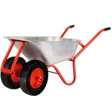 Садова двоколісна тачка КВІТКА PRO Formula 1 Expert (100 л, 180 кг, FR) (110-4093)