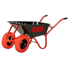 Будівельна двоколісна тачка КВІТКА PRO Formula 1 Industrial (100 л, 180 кг, ПУ) (110-4073)