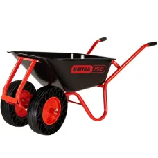 Двухколесная садово-строительная тачка ЦВЕТОК PRO Formula 1 Industrial (100 л, 180 кг, FR) (110-4091)