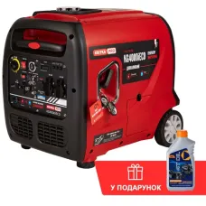Інверторний двопаливний генератор КВІТКА PRO KG4000iED-O + олива (4/3.5 кВт, пульт ДК) (110-7048)