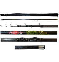 Вудка карбонова Mikado Princess з кільцями 5м Carbon (GL5833)