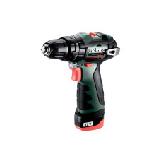 Шурупокрут-дриль акумуляторний Metabo PowerMaxx SB BL 12В 2х2А·год 20·38Нм 0-400·0-1500об/хв 0.8кг