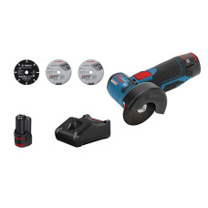 Шлифмашина угловая аккумуляторная Bosch Professional GWS 12V-76 76мм 12В 1х3А·час 19500об/мин 0.89кг