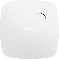 Ajax FireProtect Plus, Jeweler Wireless Smoke and Carbon Monoxide Detector, White