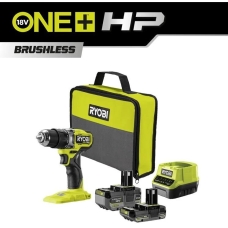 Шурупокрут-дриль акумуляторний Ryobi ONE+ HP RPD18C1-242S 18В 1х2А·год 1х4А·год ЗП 60Нм 450·1700об/хв 0.95кг сумка